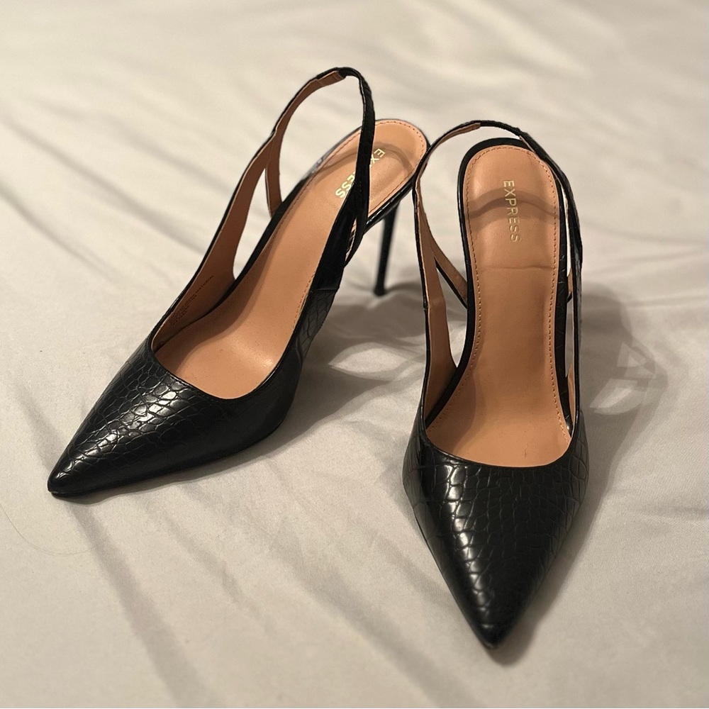 Express Slingback Heels - Picture 4 of 4